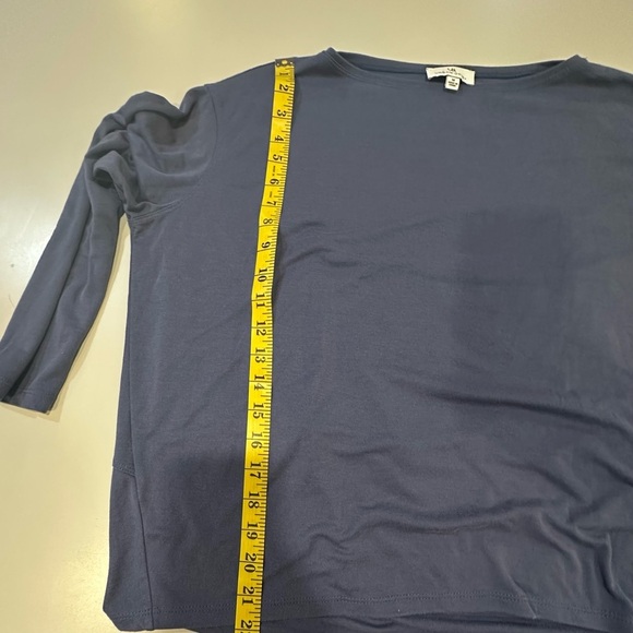 Urban Daizy Navy Blue Long Sleeve Cropped Top Size Medium - Picture 5 of 5